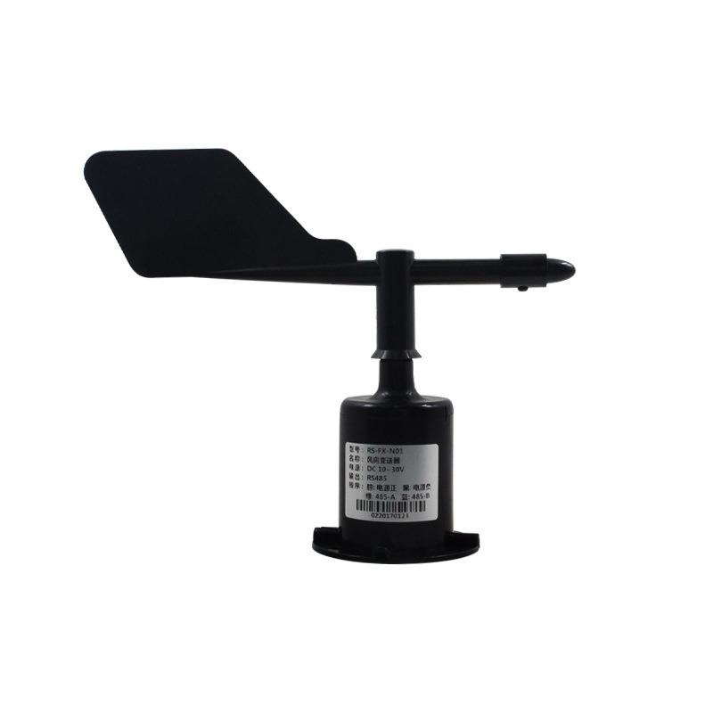 Degree Resolution Electronic Plastic Wind Vane Sensor for Weather Monitoring